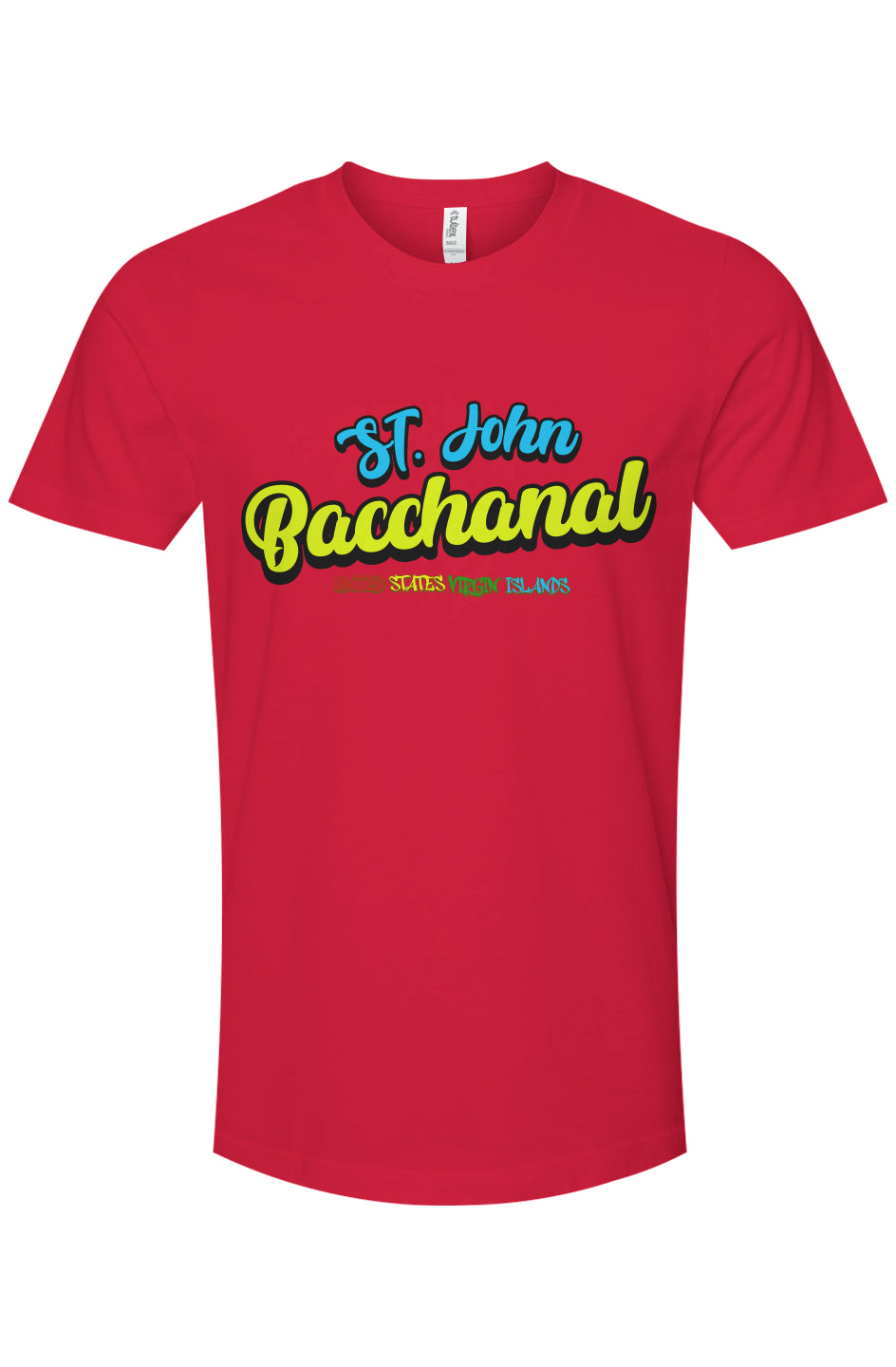 St.John USVI Bacchanal Premium Cotton T-Shirt
