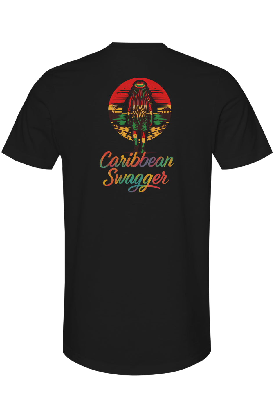 Rasta Caribbean Swagger Cotton T-Shirt