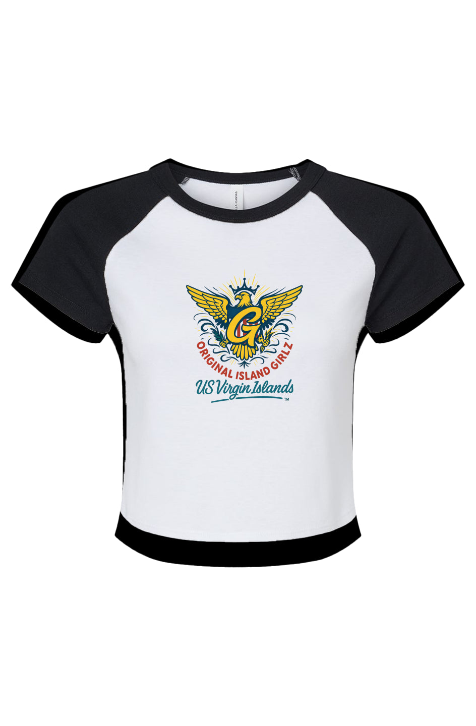 Original Island Girlz USVI Raglan Baby Tee