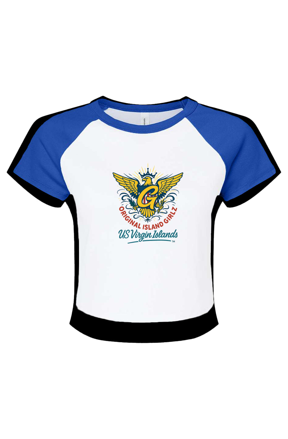 Original Island Girlz USVI Raglan Baby Tee