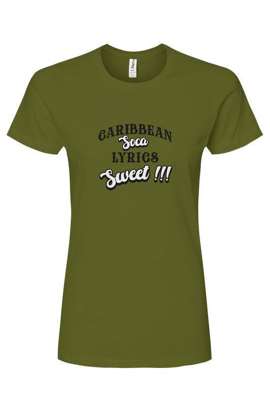 Caribbean Soca Women's Premium Cotton T-Shirt