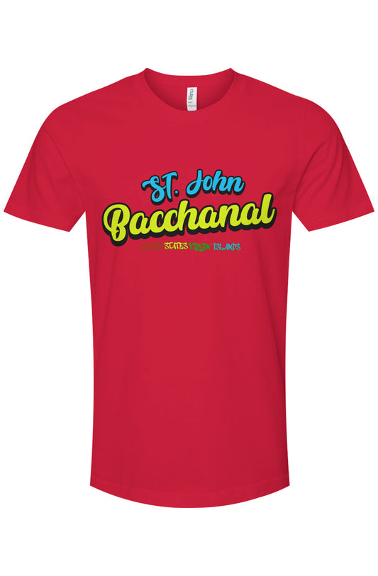 St.John  USVI Bacchanal Premium Cotton T-Shirt