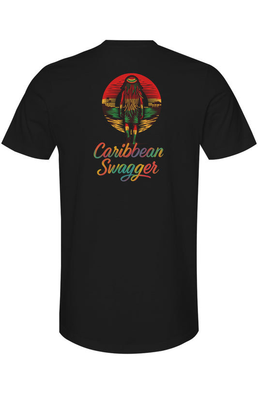 Rasta Caribbean Swagger Cotton T-Shirt