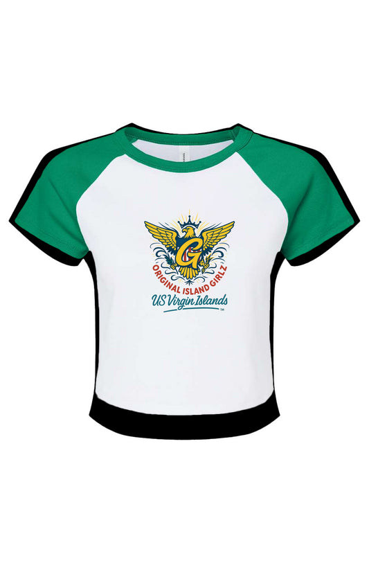 Original Island Girlz USVI Raglan Baby Tee